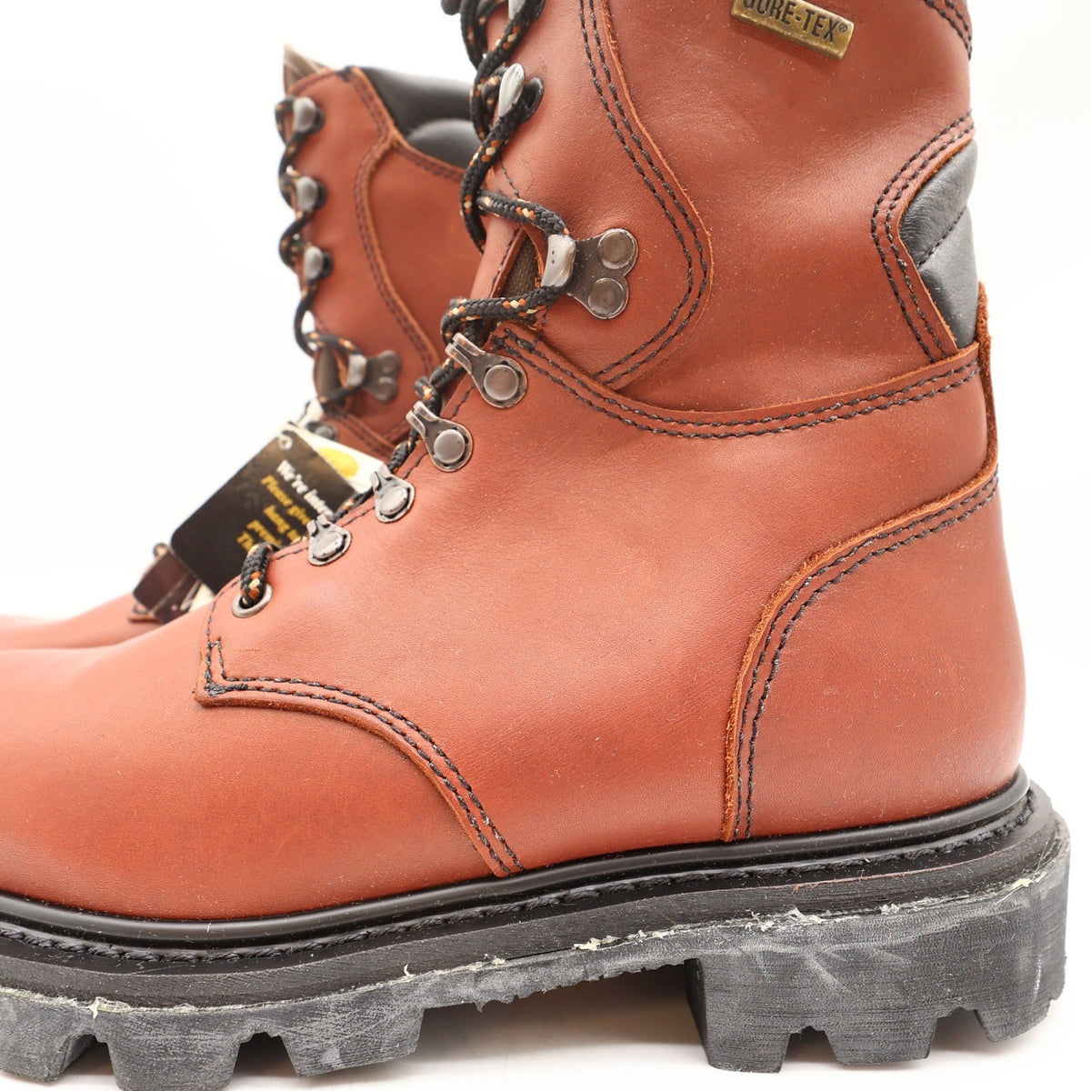 Irish Setter Stag 828 Hunting Boots Mens 8 Brown Leather New With Box - take2supply