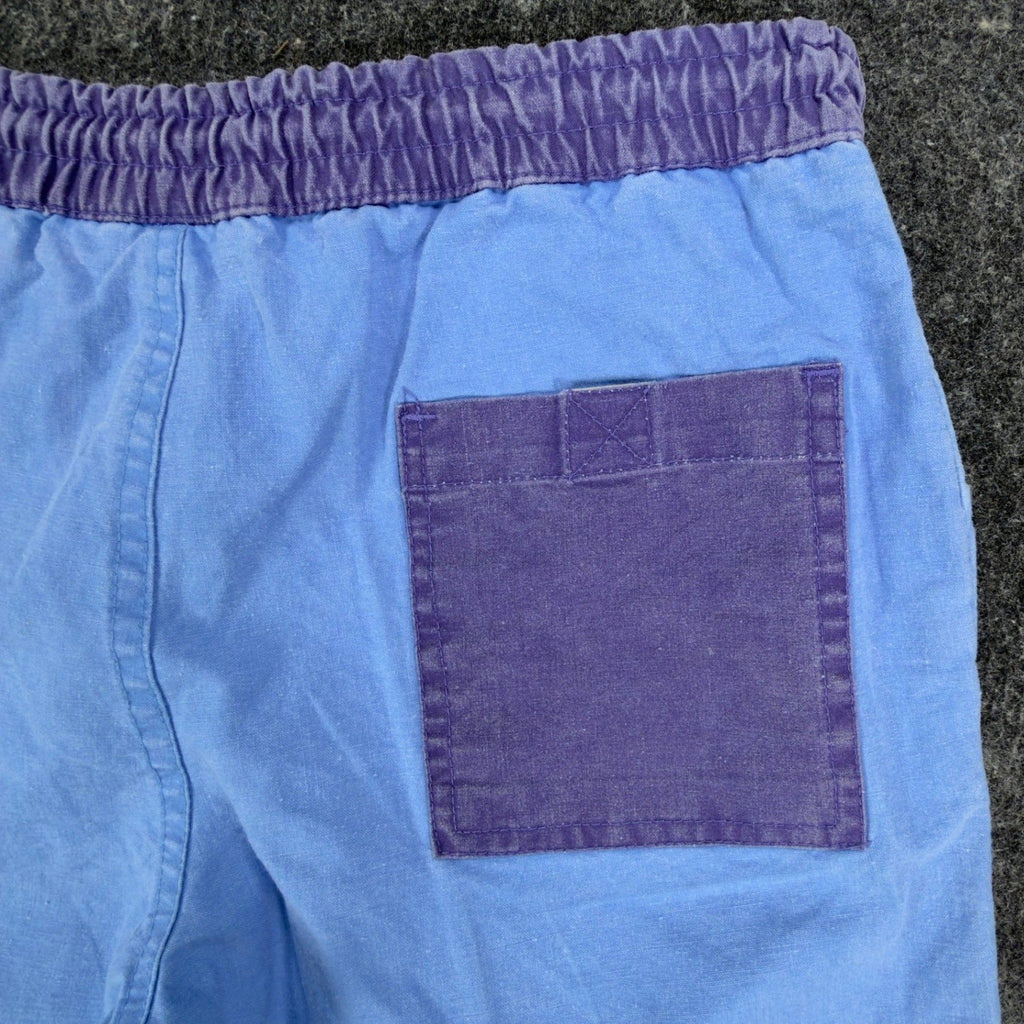 Generation One Vintage 90s Swim Trunks Boys L 14-16 Blue Cotton NWT - take2supply