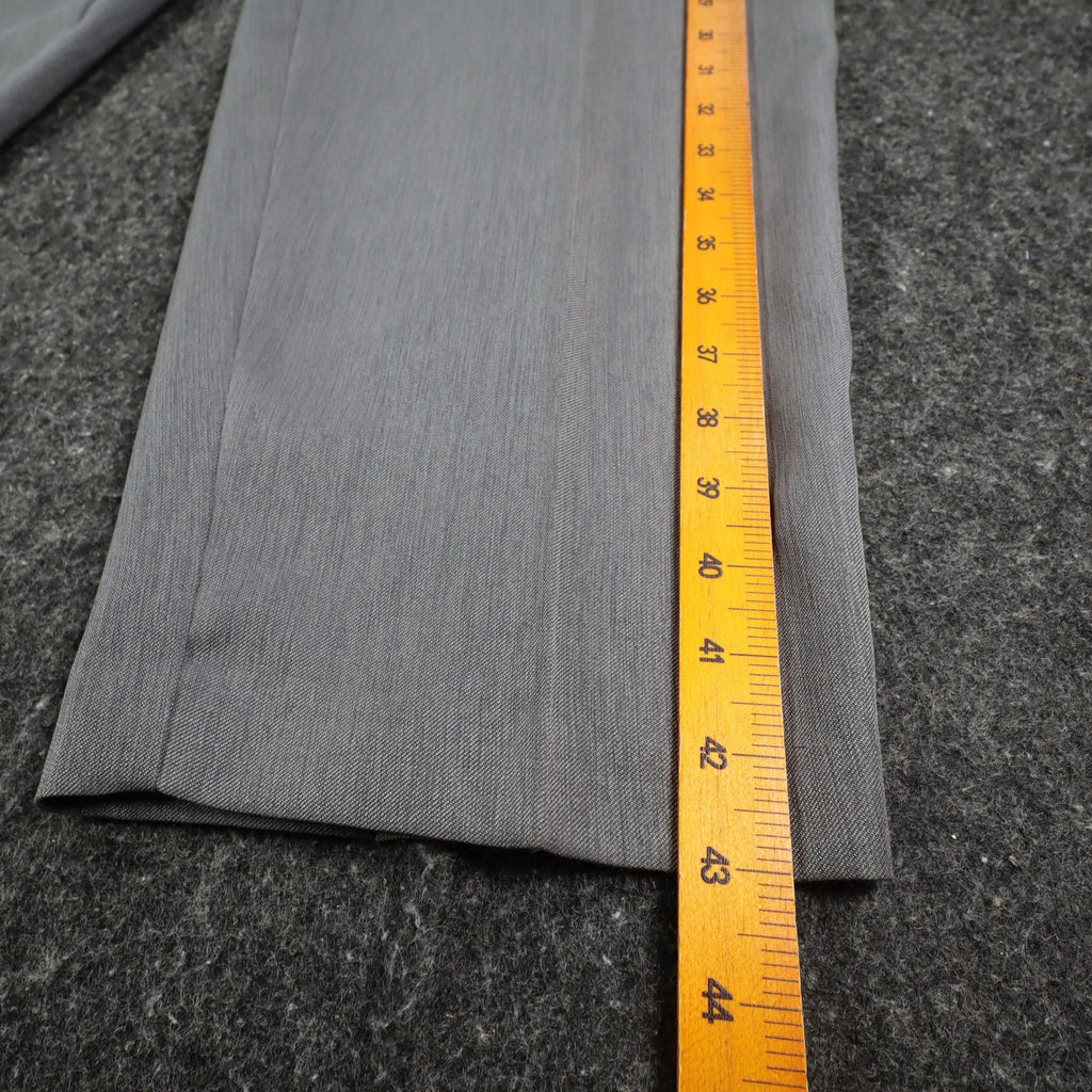Sara Michelle Pants Womens 18 Gray Belted High Rise Dress Trousers USA NWT NOS - take2supply