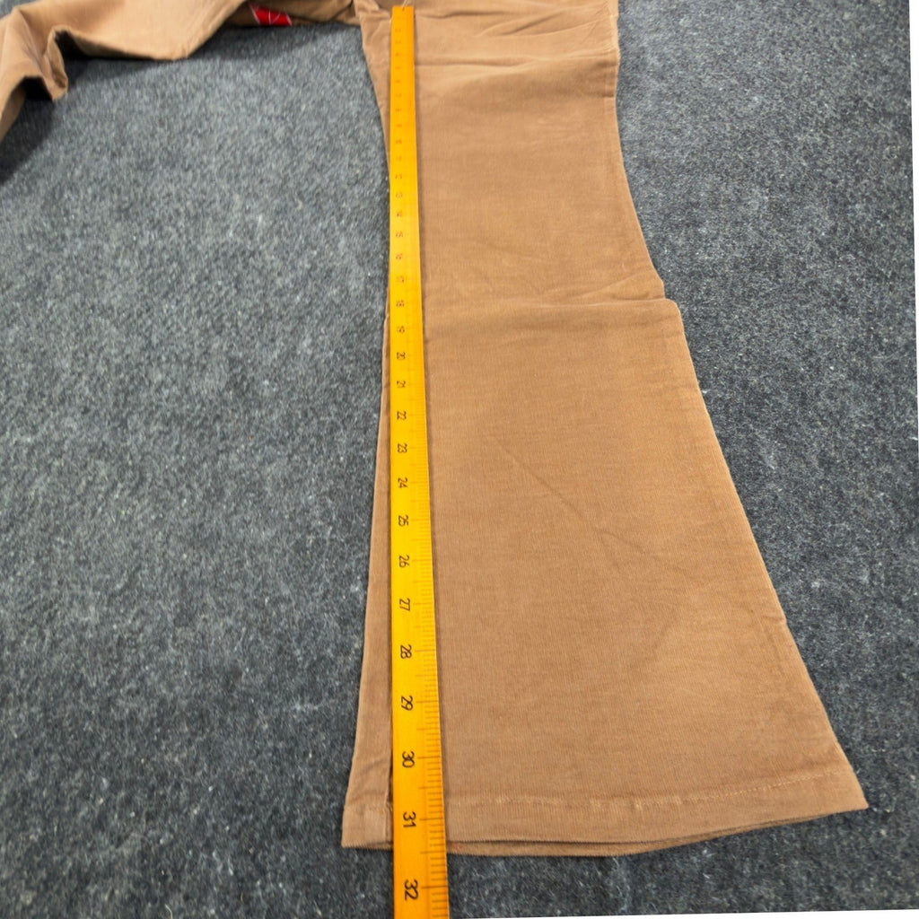 J. Jeans Corduroy Flare Pants Womens 8 Camel Tan Stretch Bootcut NWT C486 - take2supply