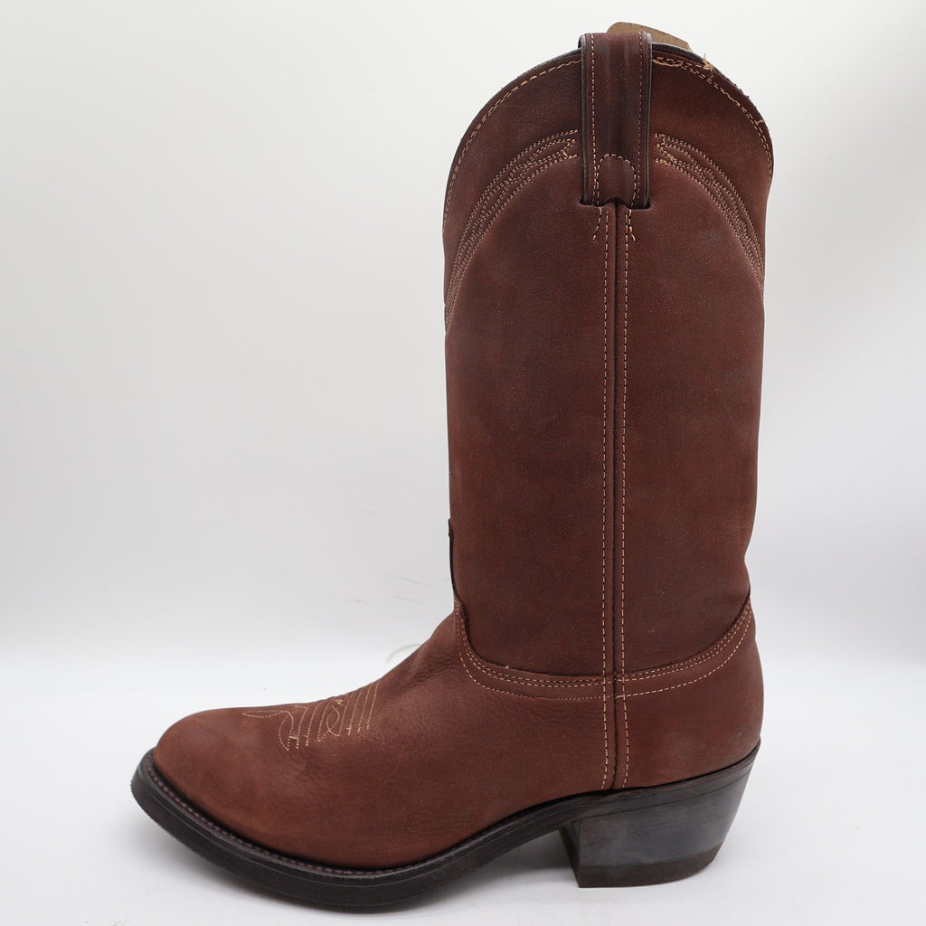 Golden Retriever Vintage Western Boots Mens 10 D Brown Leather NIB Made in USA - take2supply