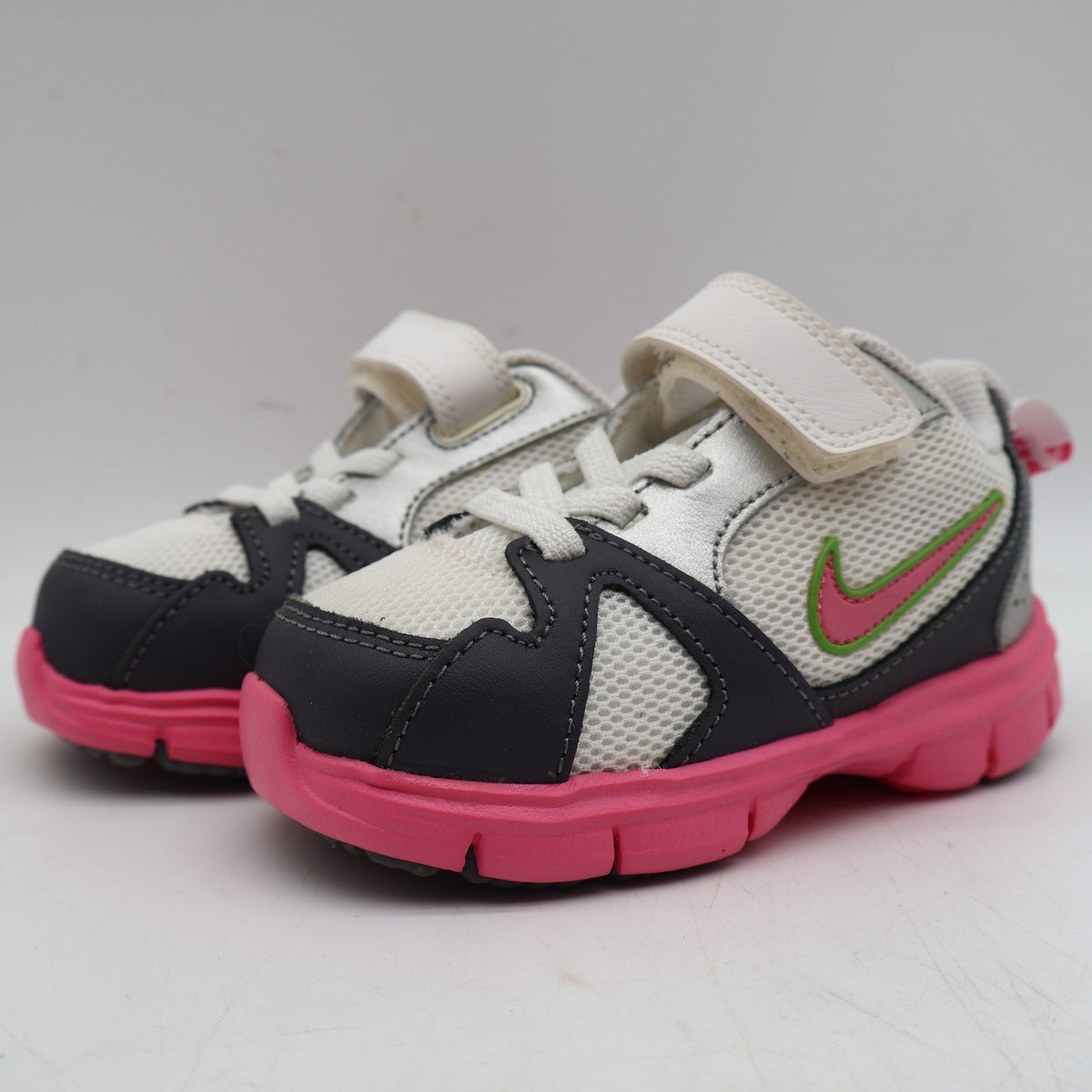 Nike Endurance Trainer TD Toddler Size 6C White Pink Grey Sneakers 429910-100 - take2supply