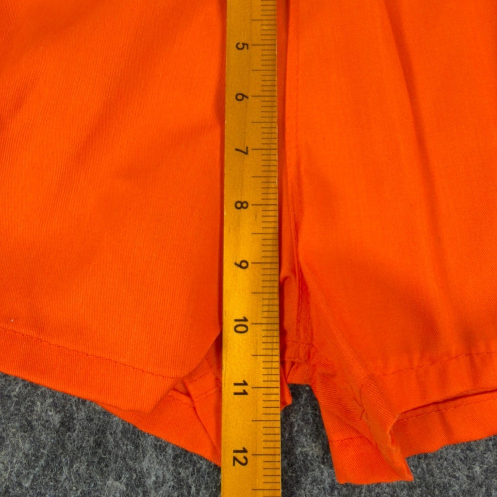 Fruit of the Loom Vintage 70s Gym Shorts Mens 28-30 Orange Deadstock NWT - take2supply