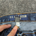 U.S. Polo Assn Carpenter Jeans Boys 14 Blue Cotton Easy Fit Utility NWT - take2supply