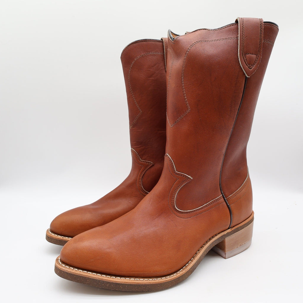 Laredo Vintage Western Boots Mens 9EE Brown Leather Deadstock NWT - take2supply