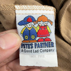 Pete's Partner Vintage Pleated Chino Pants Boys 6 Tan Cotton NWT Made in USA - take2supply