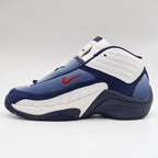 Nike Air Flight 00 GS Size 5Y Vintage 2000 White Navy Blue Lacquer 146077-141 - take2supply