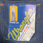 Wrangler Vintage 70s Flare Jeans Mens 40x32 No-Fault USA Made NOS NWT - take2supply