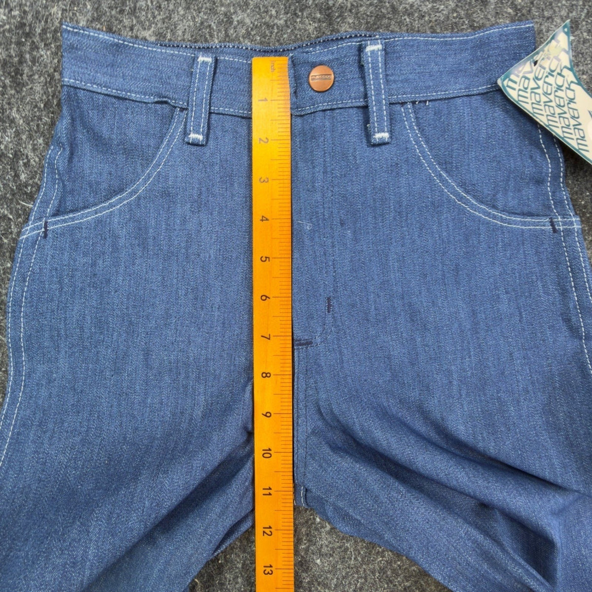 Maverick Vintage 80s Jeans Girls 10 Reg Blue Straight Leg NOS NWT 24x28 - take2supply