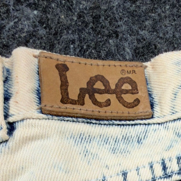 Lee 80s Vintage Marin Riders Jeans Girls 12 Acid Wash Yellow NWT C508 - take2supply