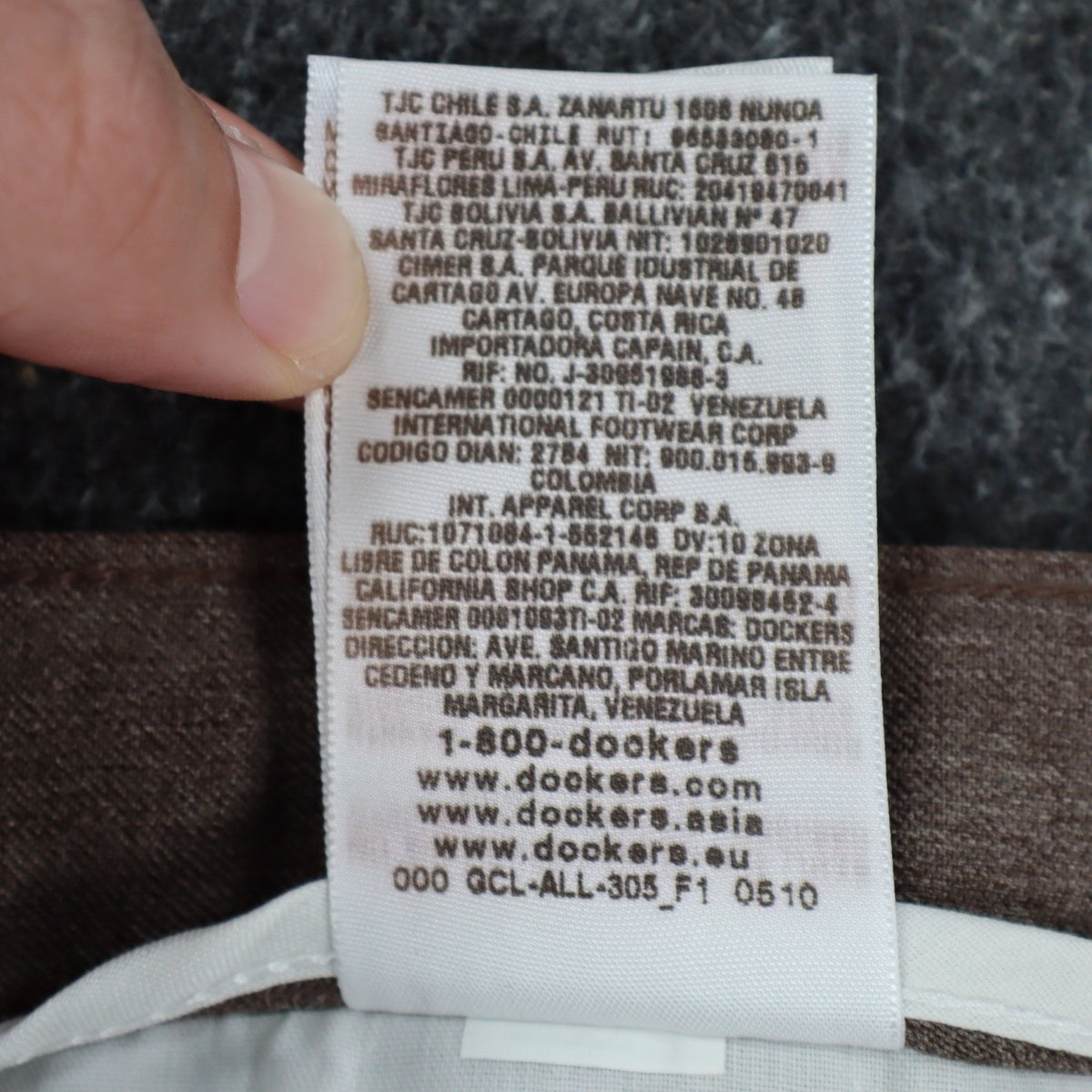 Levi Strauss Action Slacks Mens 33x30 Vintage Brown Stretch Waist Dress Pants - take2supply