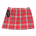 A. Byer Plaid Mini Skirt Womens 13 Vintage 90s Y2K Red Cotton Blend NWT USA - take2supply