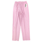 Nikki Vintage 90s Elastic Waist Pants Women 14 Rose Pink Polyester NWT Deadstock - take2supply