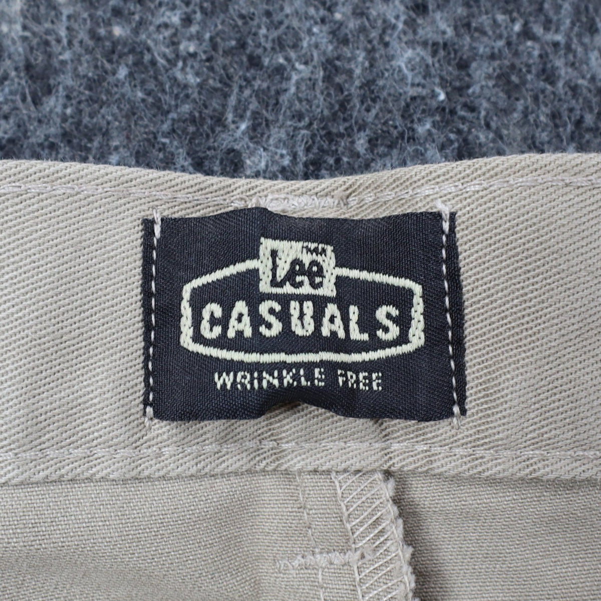 Lee Casuals Pleated Chino Pants Womens 12 M Khaki Cotton Wrinkle Free NWT - take2supply