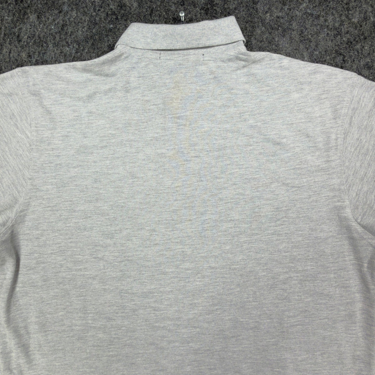 Harriton Long Sleeve Polo Mens XL Gray Cotton Blend M265L New No Tags - take2supply