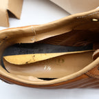 Sportiques Sneakers 7.5 Vintage Deadstock Brown Leather Gum Ripple Sole Romania - take2supply