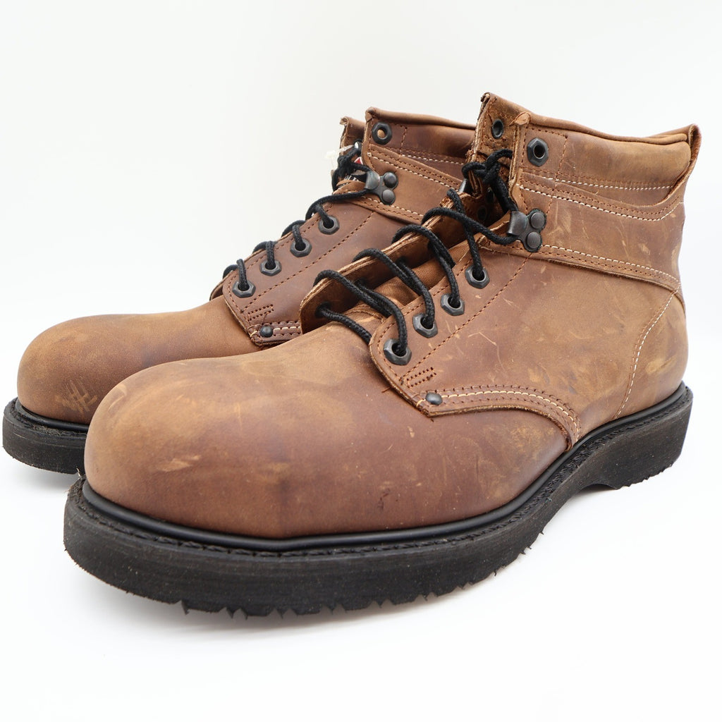 Carolina Steel Toe Work Boots Mens 11.5 D Brown Leather USA Made New NWT 139 - take2supply