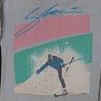 Buffalo Shirts Henley Men S Gray Long Sleeve Skier Graphic Thermal Made in USA - take2supply