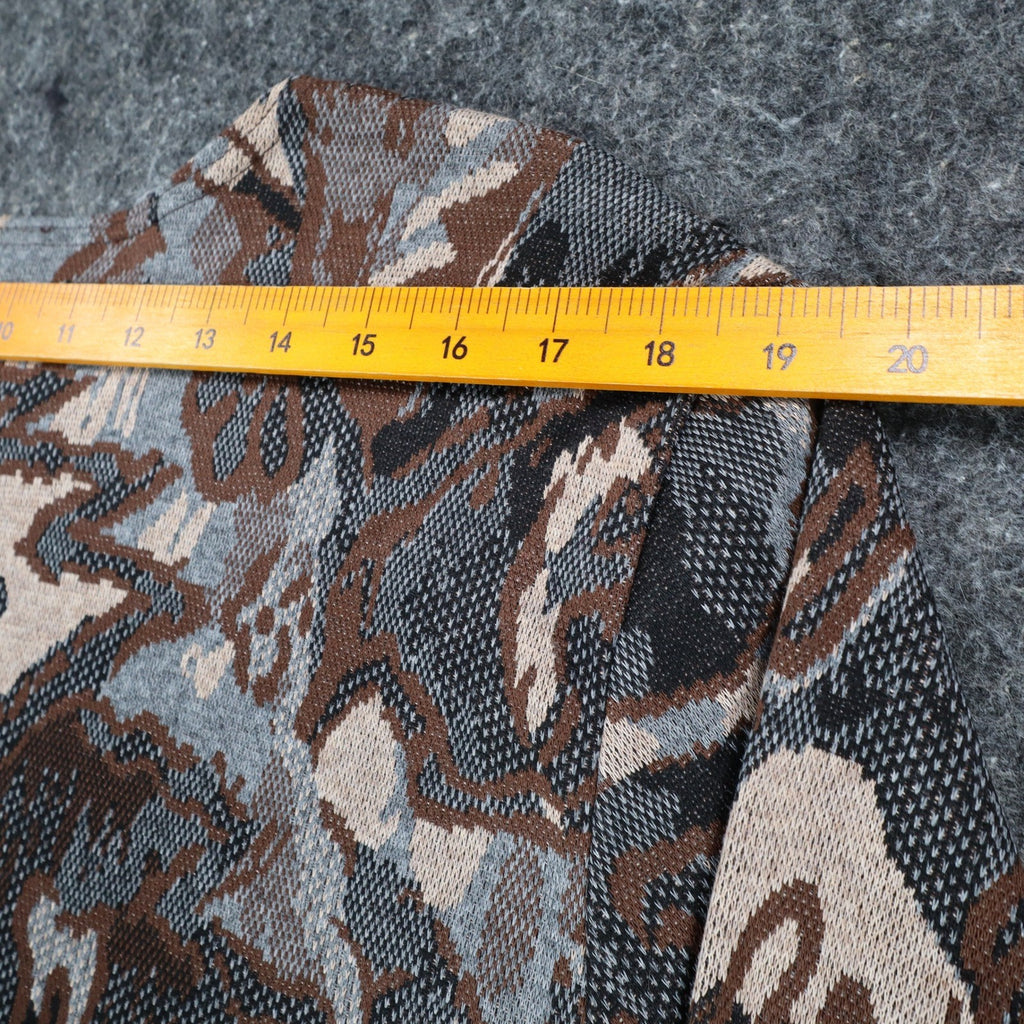 Bend Over Levi Strauss Top Womens Large Vintage 90s Brown Abstract Knit NWT USA - take2supply
