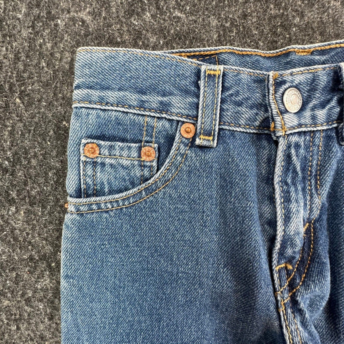 Levi's Vintage Y2K 517 Flare Jeans Girls Size 5 Blue Cotton Denim NWT - take2supply