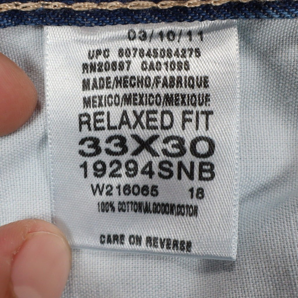 Dickies Carpenter Jeans Mens 33x30 Relaxed Fit Blue Denim Workwear 19294SNB NWT - take2supply