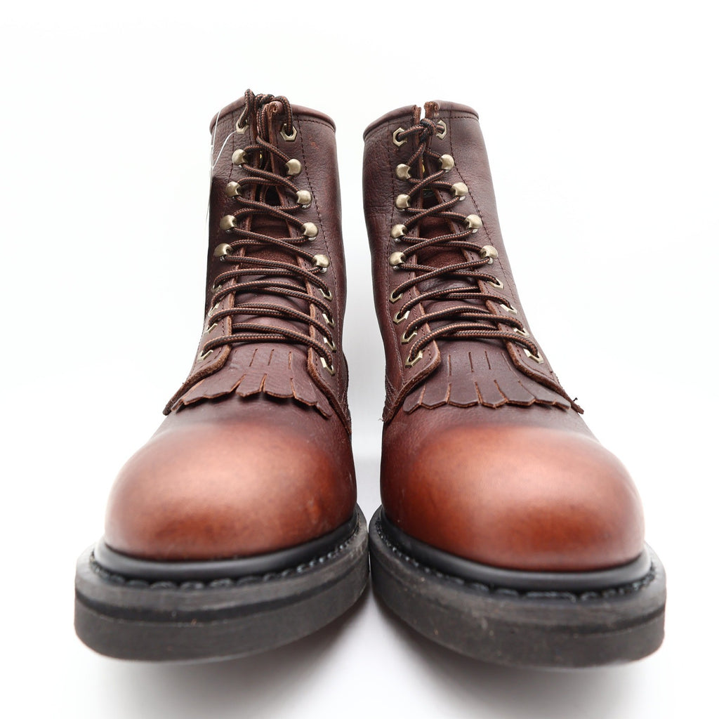 Dan Post DP69612 Briar Oily Laceup Boots Mens 10EW Brown Leather NWT New - take2supply