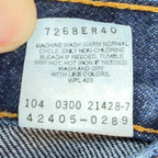 Levi's 505 Jeans Boys 11 Slim Blue Cotton Straight Vintage Y2K Deadstock - take2supply
