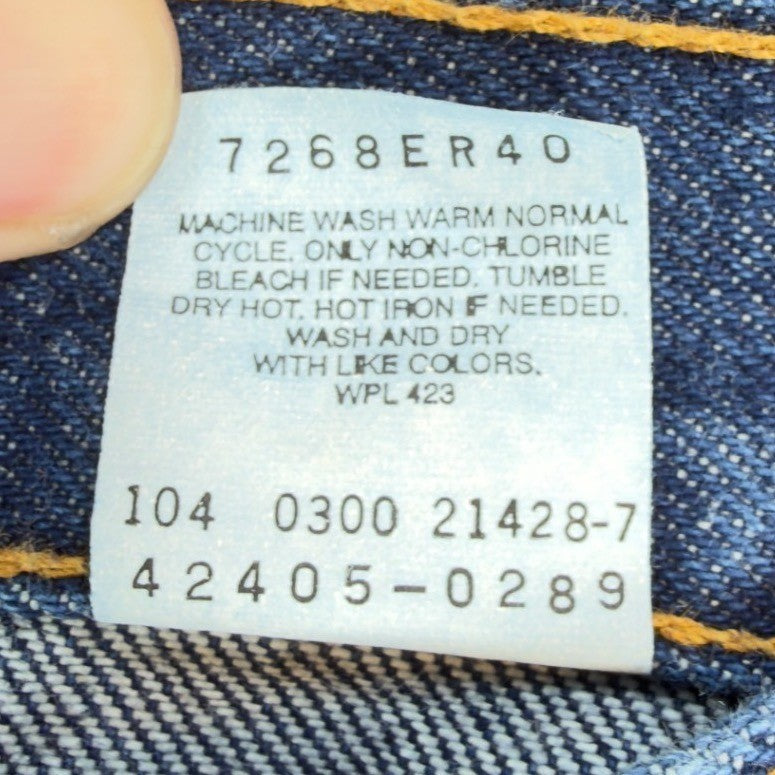 Levi's 505 Jeans Boys 11 Slim Blue Cotton Straight Vintage Y2K Deadstock - take2supply