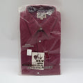 Ely Cattleman Western Shirt Mens 15.5 Vintage Burgundy Pearl Snap Half Sleeve - take2supply