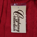 Company Collection Cardigan Womens XL Vintage Pink Cable Knit Button Front C1209 - take2supply