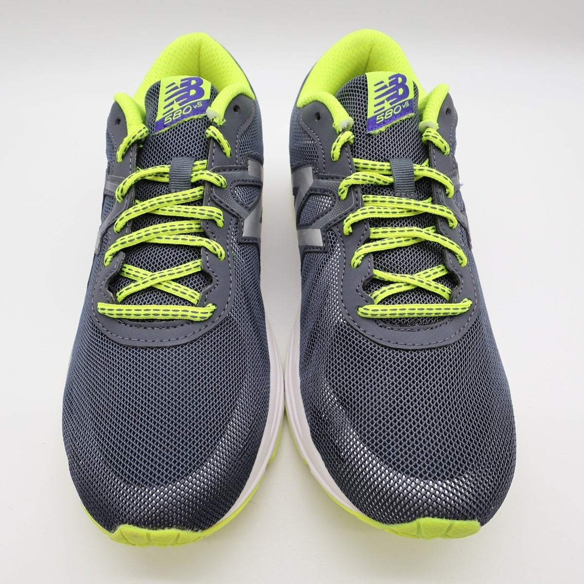 New Balance 580 V5 Women 10 Running Shoes Grey Lime Green TechRide W580LG5 - take2supply