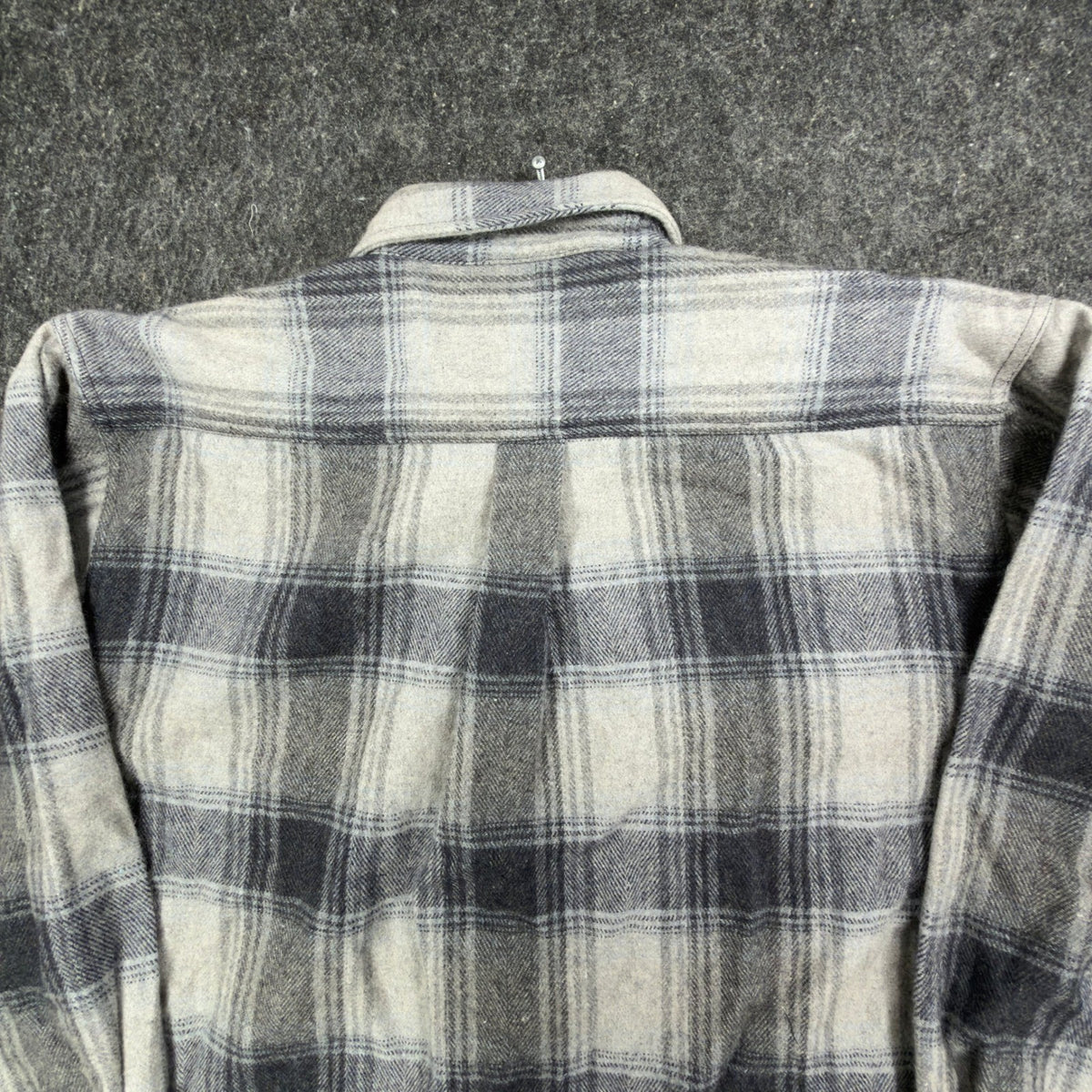 Salmon River Traders Plaid Flannel Shirt Mens XL Grey Wool Blend NWT C471 - take2supply