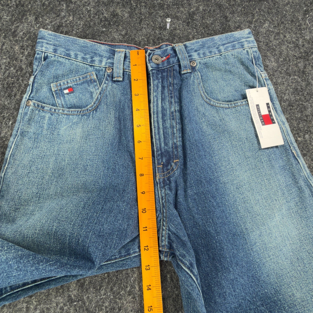Tommy Hilfiger Y2K Slouch Fit Jeans Boy 16 Blue Cotton Deadstock NWT - take2supply
