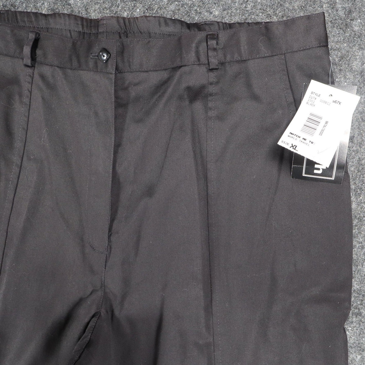 N Touch Straight Leg Pants Womens XL Black Cotton Stretch World Travel C872 - take2supply