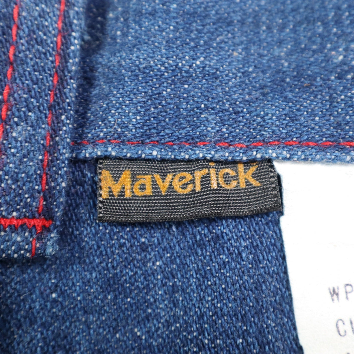 Young Maverick Automaticks Jeans Girls 12 Slim Blue Red Flare USA Deadstock NWT - take2supply