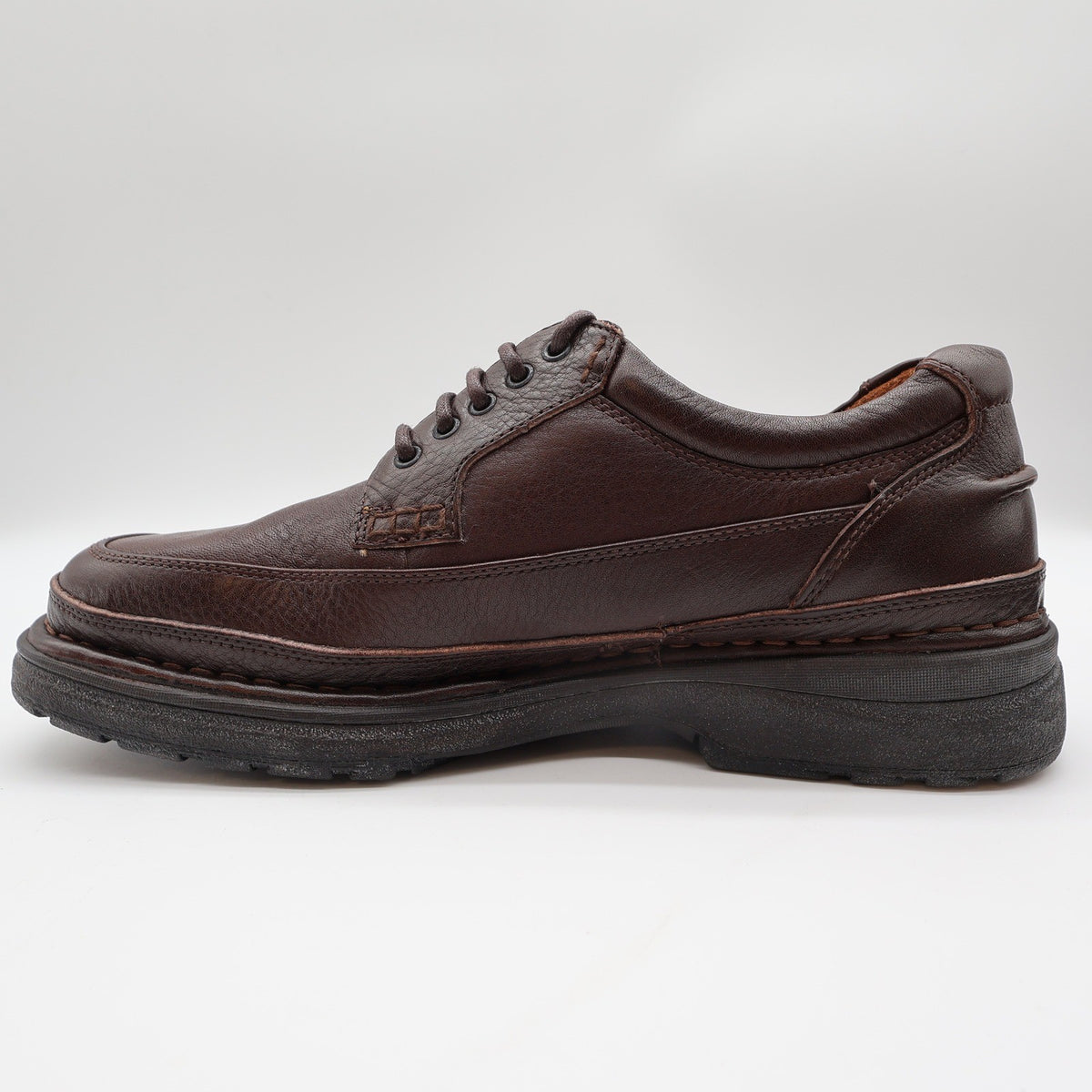 Hush Puppies Summit Persimmon Mens 8.5 Brown Leather Casual Oxford Shoes 14191 - take2supply
