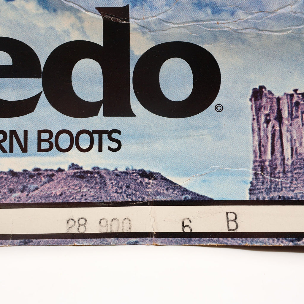 Laredo Vintage 90s Western Cowboy Boots Womens 6 B Brown Lizard Print NWT Box - take2supply