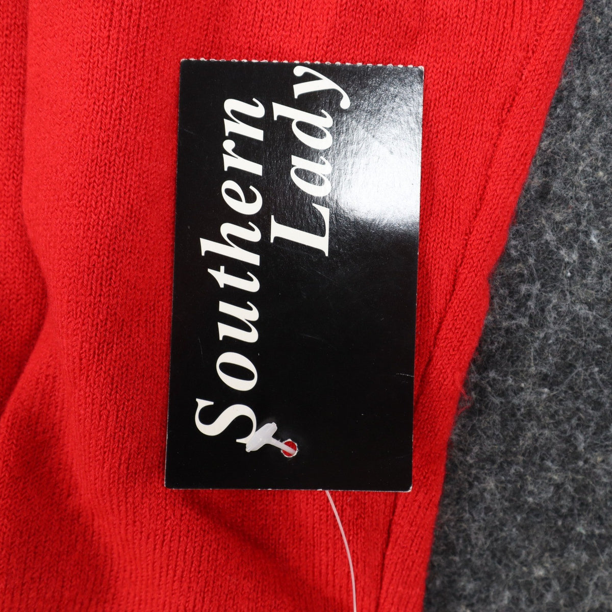 Southern Lady Mock Neck Sweater Womens Small Red Acrylic Knit Top NWT C1217 - take2supply