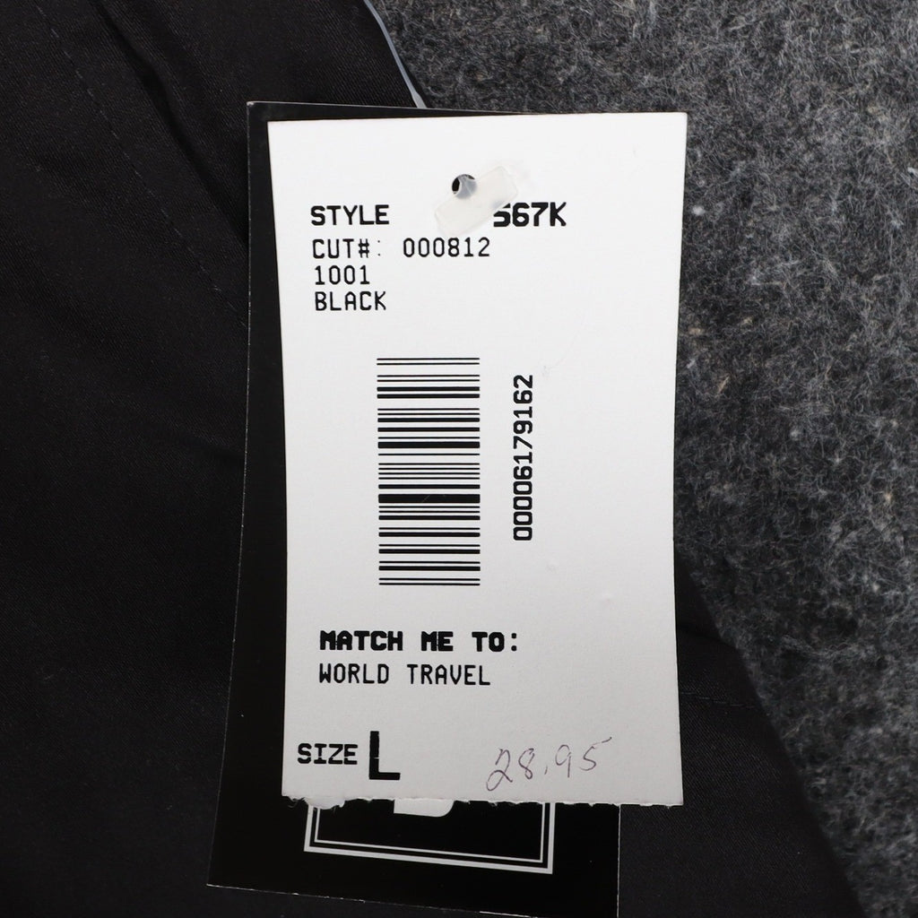 N Touch Pants Womens Large Black Stretch Cotton Elastic Waist Straight Leg C993 - take2supply