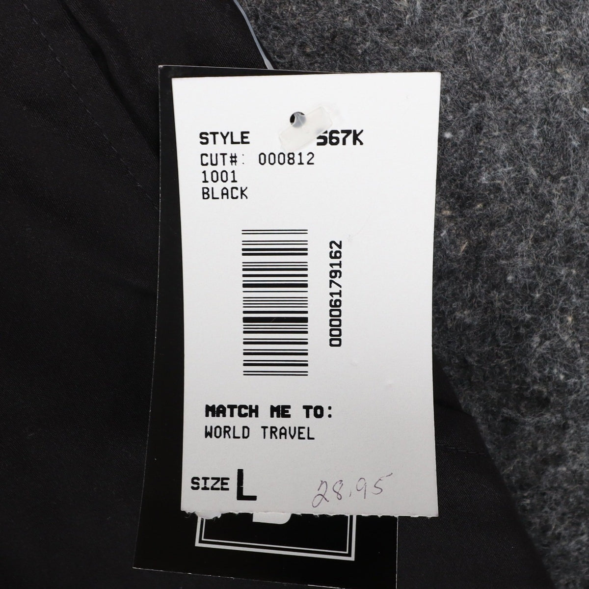 N Touch Pants Womens Large Black Stretch Cotton Elastic Waist Straight Leg C993 - take2supply