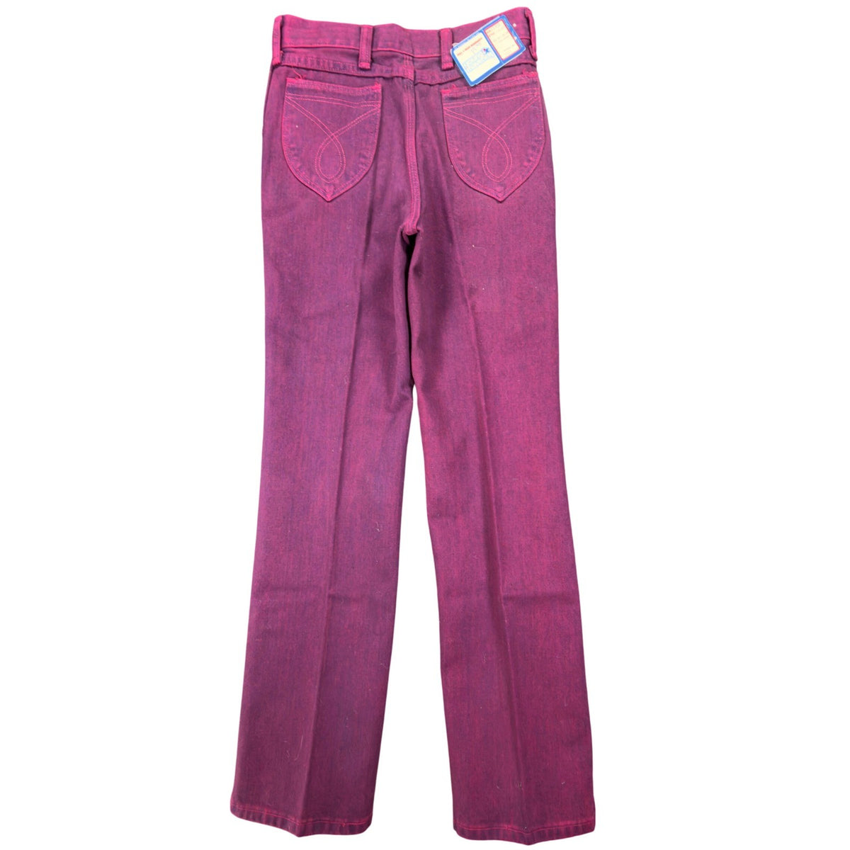 Young Maverick Jeans Girls 12 Reg Vintage 80s Pink Denim Straight Leg NWT USA - take2supply