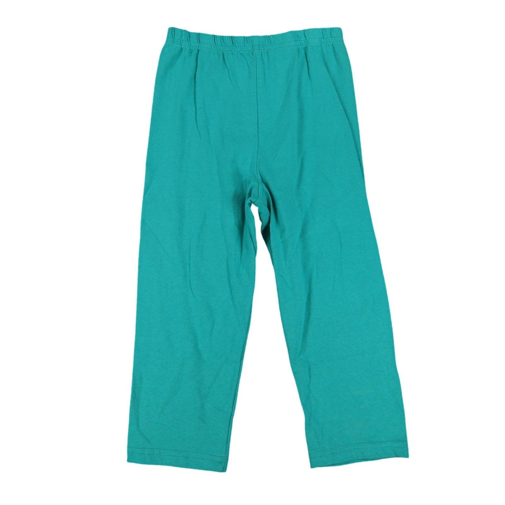 Hang Ten Leggings Medium Vintage 90s Teal Cotton Stretch Made in USA NWT - take2supply