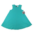 Hang Ten A-Line Tank Dress Medium Vintage 90s Teal Green Cotton Made in USA NWT - take2supply