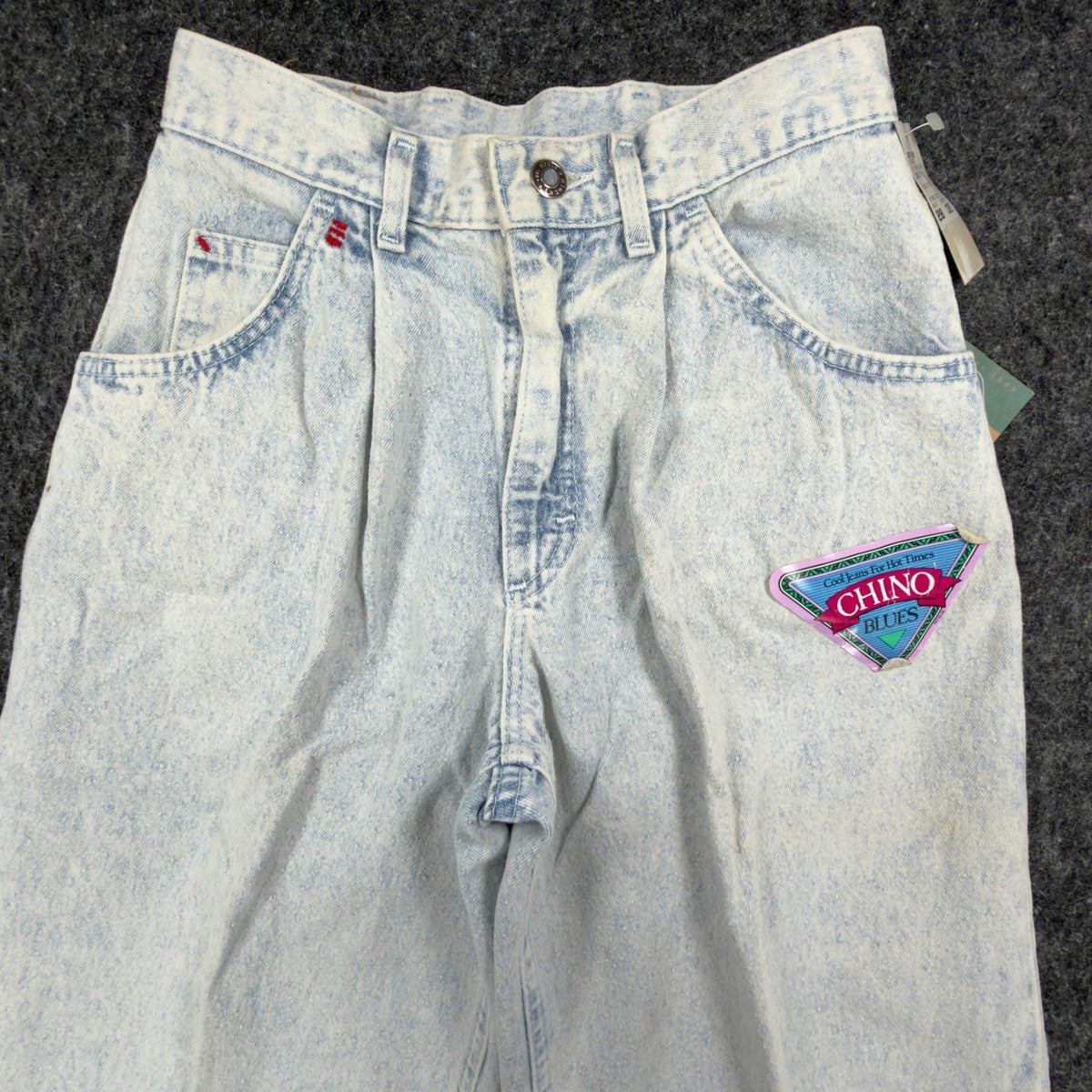 Lee Vintage 90s Easy Rider Jeans Students 28x32 Light Wash Acid Denim NWT - take2supply