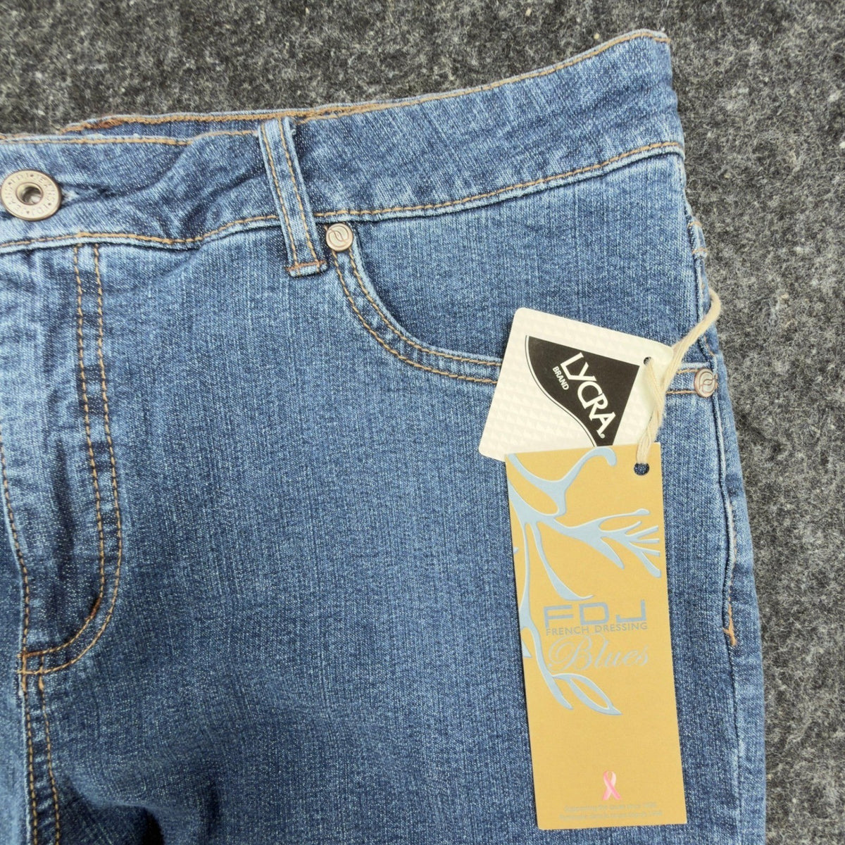 FDJ Olivia Flare Jeans Women 12 Blue Stretch Mid Rise Denim NWT New - take2supply