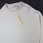 Carolyn Taylor Sweater Womens Small Cream Mock Neck Raglan Knit Top NWT - take2supply