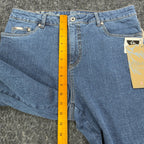 FDJ Olivia Flare Jeans Women 12 Blue Stretch Mid Rise Denim NWT New - take2supply