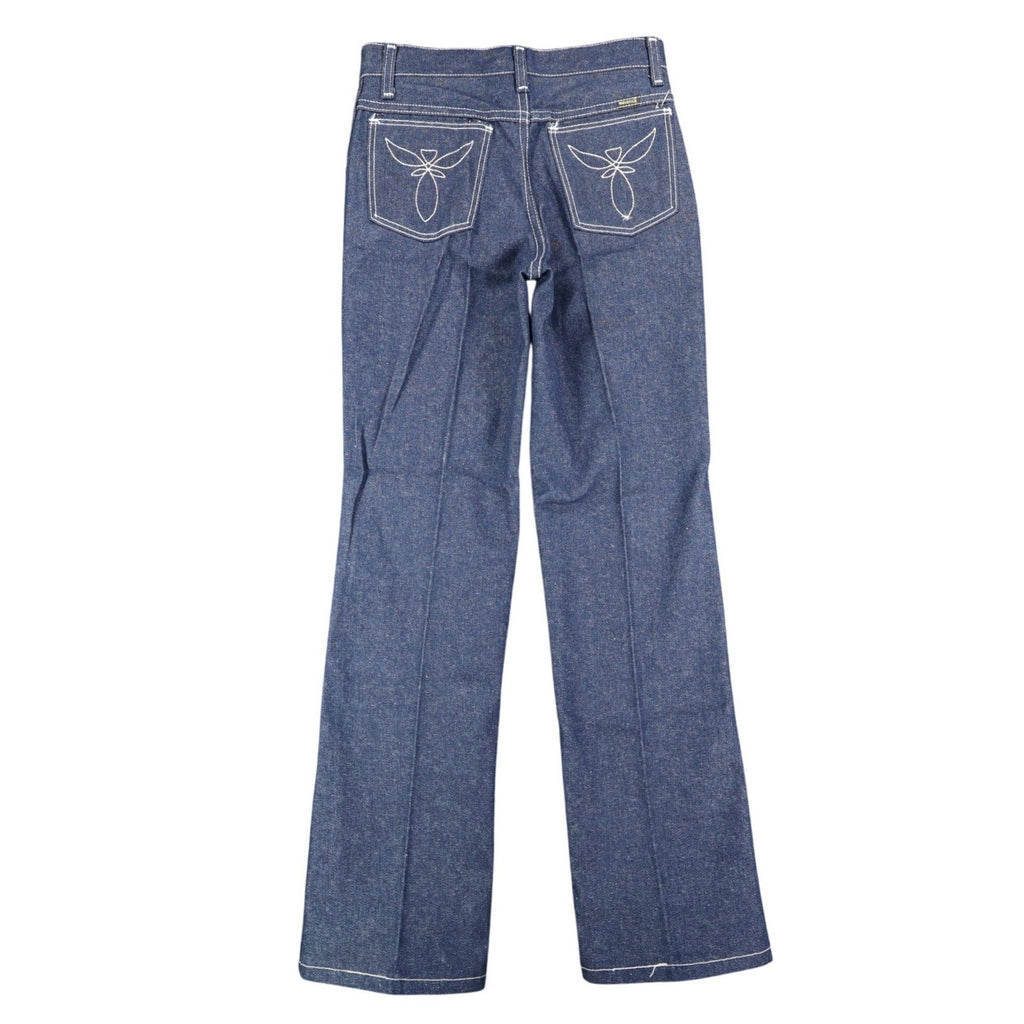Maverick Straight Leg Jeans Boys 14 Regular Vintage 70s Blue Cotton USA Z135DAR - take2supply