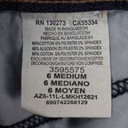 Lee Bermuda Shorts Women 6 M Classic Fit Carolina Blue Denim Stretch Belted NWT - take2supply