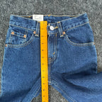 Levi's Vintage Y2K 517 Flare Jeans Girls Size 10 Slim Blue Denim NOS - take2supply